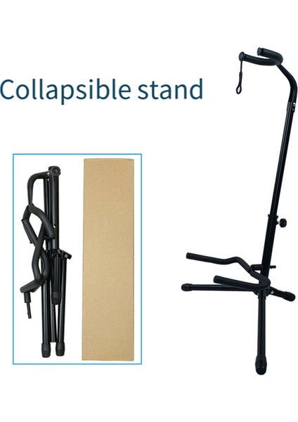 Gitar Standı Metal Elektrik Guitarra Zemin Braketi Taşınabilir Bas Sergileme Rafı Müzik Aleti Tutucu (Yurt Dışından) modelleri