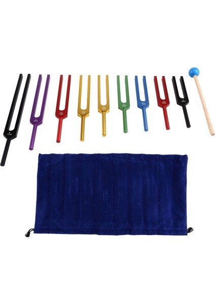 Diyapazon Çakra Seti, 174Hz/285Hz/396Hz/417Hz/528Hz/639Hz/741Hz/852Hz/963Hz, Çakrayı Iyileştirmek Için, Ses Terapisi Çok Renkli (Yurt Dışından) indirimleri