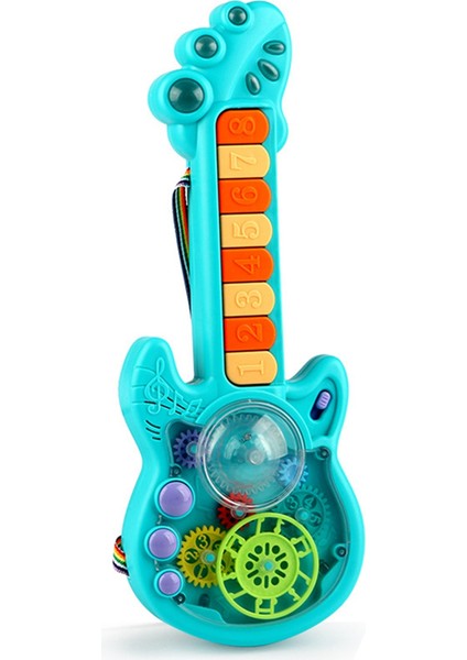 Bebekler ve Yürümeye Başlayan Çocuklar Için Müzikal Gitar, Yanıp Sönen Işıklar ve Sesler, Bebekler ve Yürümeye Başlayan Çocuklar Tarafından Çalınan Keman (Yurt Dışından)