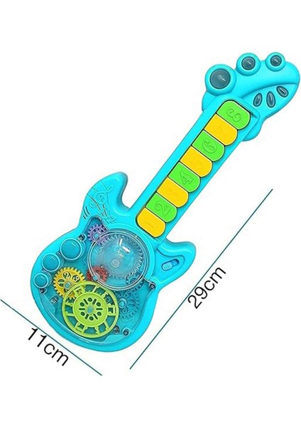 Bebekler ve Yürümeye Başlayan Çocuklar Için Müzikal Gitar, Yanıp Sönen Işıklar ve Sesler, Bebekler ve Yürümeye Başlayan Çocuklar Tarafından Çalınan Keman (Yurt Dışından) fırsatları