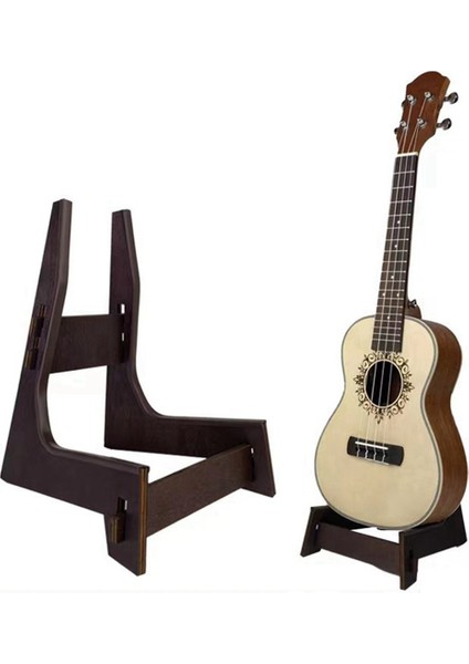 Gitar Zemin Braketi Çıkarılabilir Ahşap Raf Ukulele Tutucu Keman Akustik Evrensel Depolama A (Yurt Dışından) modelleri