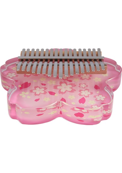 Akrilik Kalimba 17 Tuşlu Şeffaf Kalimbalar Başlangıç Başparmak Piyano Profesyonel Müzik Klavye Enstrümanı Yapraklı (Yurt Dışından) fırsatları