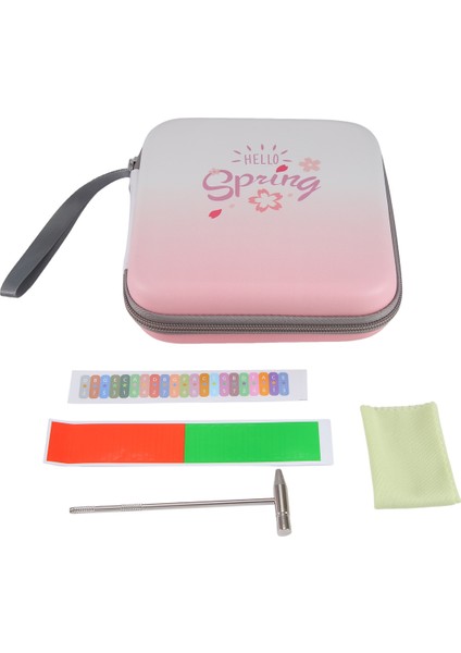 Akrilik Kalimba 17 Tuşlu Şeffaf Kalimbalar Başlangıç Başparmak Piyano Profesyonel Müzik Klavye Enstrümanı Yapraklı (Yurt Dışından) indirimleri