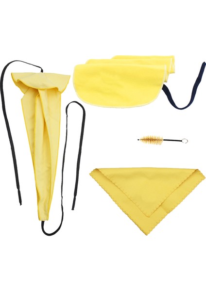 4 Adet Saksafon Temizleme Bezi Seti, Saksafon ve Diğer Nefesli Çalgılar Için, Ağızlık Fırçası Dahil (Yurt Dışından) modelleri