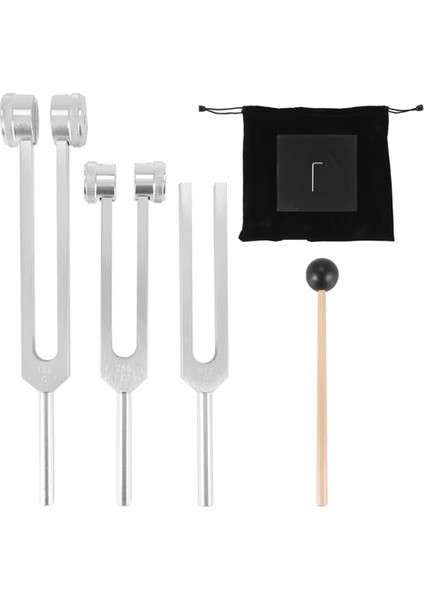 Çekiç ve Temizleme Bezi ile Diyapazon Seti - Iyileştirici, Stres Giderici Müzik Enstrümanı Için Ideal (Yurt Dışından) indirimleri