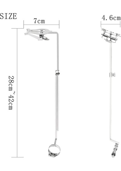 Taşınabilir Flüt Müzik Standı Marş Bandı Sayfa Klipsi Kelepçesi Nefesli Çalgı Aksesuarları (Yurt Dışından) modelleri