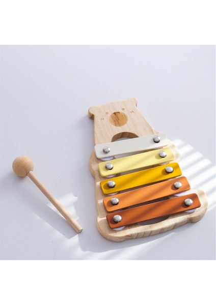 Bebek Ahşap Müzik Aletleri Oyuncakları Çok Işlevli Ayı Şekli Ksilofon Oktav Çalma Hediyesi (Yurt Dışından) fiyatları