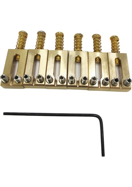 Elektrik Gitar Köprü Eyerleri Pirinç 10.5mm Tremolo Parçaları Tel Eyeri Altın (Yurt Dışından) fırsatları