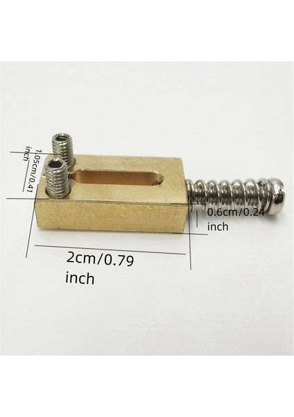 Elektrik Gitar Köprü Eyerleri Pirinç 10.5mm Tremolo Parçaları Tel Eyeri Altın (Yurt Dışından) indirimleri