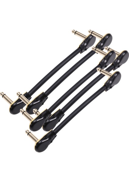 Gitar Hattı Etki Cihazı Bağlantı Telleri Çift Düz Kafa Anaerobik Ses Pedalı Enstrüman Jak Fişi 15CM (Yurt Dışından)