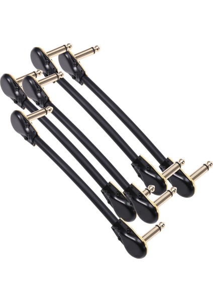 Gitar Hattı Etki Cihazı Bağlantı Telleri Çift Düz Kafa Anaerobik Ses Pedalı Enstrüman Jak Fişi 15CM (Yurt Dışından) modelleri