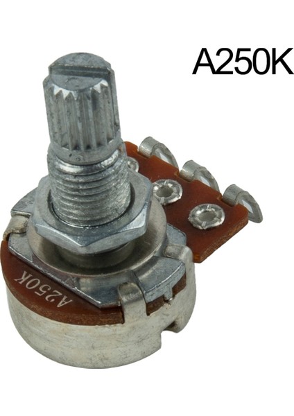 15 Adet A Tipi (Ton) Gitar Aksesuarları 18MM Elektrikli Küçük Potansiyometre Ton Düğmesi Modülasyon Anahtarı Kolu A250K (Yurt Dışından) indirimleri