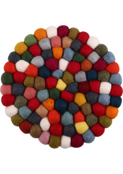 El Yapımı Renkli Yün Keçe Şarkı Kasesi Matı Budist Tibet Kaseleri Yuvarlak Matlar Vurmalı Çalgılar Aksesuarlar (Yurt Dışından) fırsatları