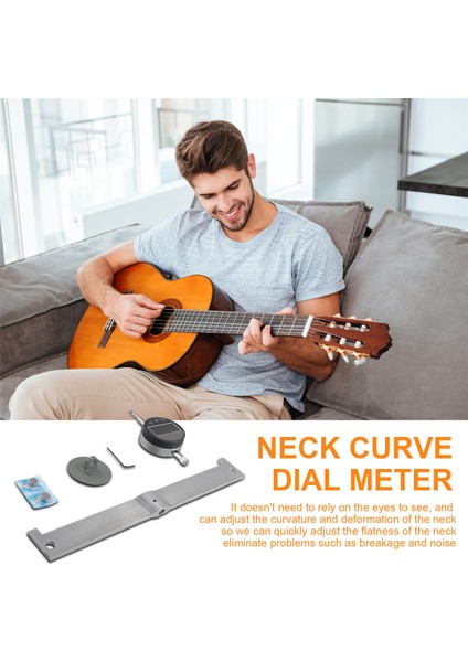 Gitar Sap Eğriliği Ölçümü Kadran Göstergesi Klavye Ölçme Düz Cetvel Sıfırlama Kalibrasyon Aleti (Yurt Dışından) fırsatları