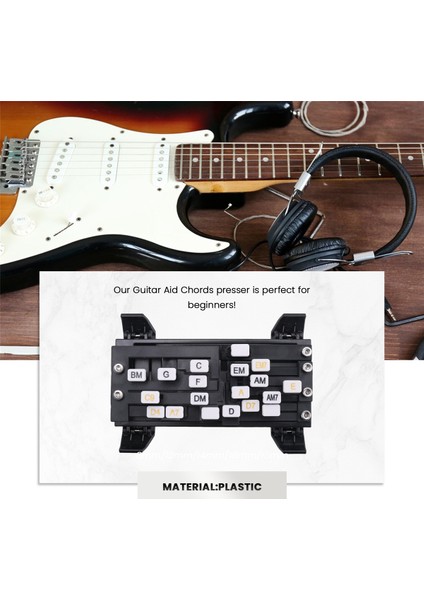 Gitar Öğrenme Yardım Aracı Akor Eğitmeni Başlangıç Seviyesi Için Uygulama Öğretim Sistemi Siyah (Yurt Dışından) fiyatları