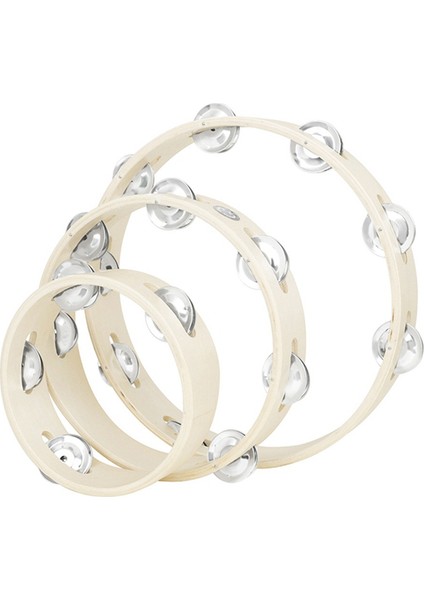 Paket Ahşap Tef Elde Taşınabilir Metal Jingle Vurmalı Çalgılar Kilise Eğitim Parti Malzemeleri Için (Yurt Dışından)