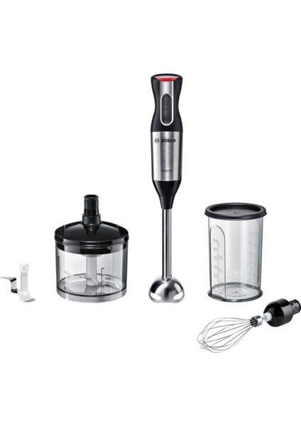 Kırılmaz Paslanmaz Çelik 1000W Blender Seti, Siyah Renkli Ergonomik Tasarım