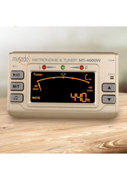 MT-4000W Metronom Akort Cihazı 2'si 1 Arada Flüt Saksafon Siyah Boru (Yurt Dışından) modelleri