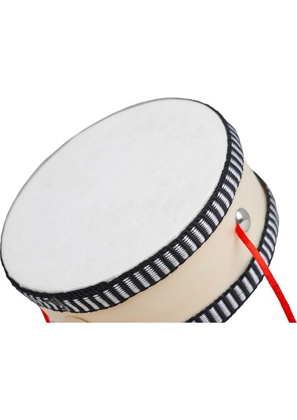 El Kranklı Ahşap Çıngırak Davul Çocuklar Için Erken Eğitim Öğretim Araçları Müzik Aleti Tef 4 Inç (Yurt Dışından)