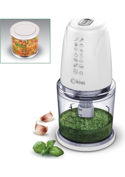 Kc 8209 Doğrayıcı Rondo 500ML, Şık ve Kullanışlı Mutfak Gereci, Beyaz Renk.