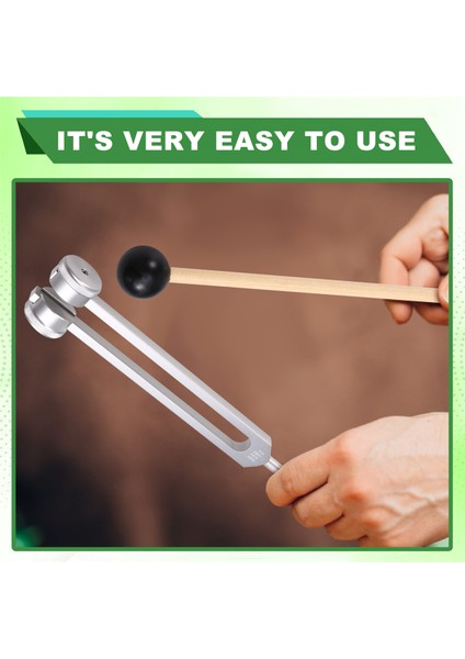 Şifalı Ses Terapisi Yoga Için Çekiç ve Silikon Tabanlı 95 Hz Diyapazon Enstrümanı (Yurt Dışından) indirimleri