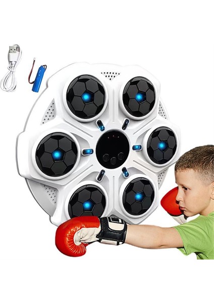 Etkileşimli Boks Eğitim Makinesi - Gelişmiş Deneyim Için Müzikli Antrenman Duvar Vurma Pedi B (Yurt Dışından) fırsatları