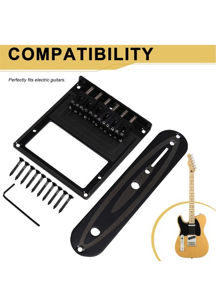 Baskılı Tel Plakalı Tl Elektrik Gitar Köprüsü, Akıcı Tasarım Için Gelişmiş Performans (Yurt Dışından) indirimleri