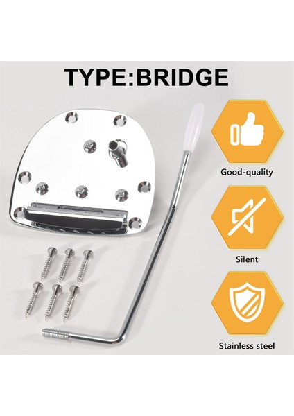 Gitar Vibrato Köprüsü Yeni Paslanmaz Çelik Caz Tremolo Kuyruk Parçası (Yurt Dışından) fırsatları