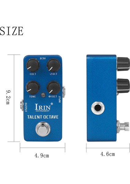 -19 Talent Octave Gitar Efekt Pedalı 3 Ayrı Ses Efektleri True Bypass Pedalları Aksesuarları (Yurt Dışından) modelleri