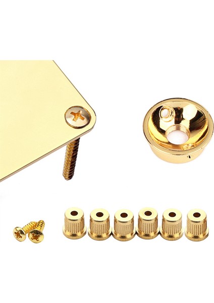 Elektrosocket Jack Plakası ve Gitar Teli Ferülleri Bas Metal Sap Uyumlu Sarıcı (Yurt Dışından) fırsatları