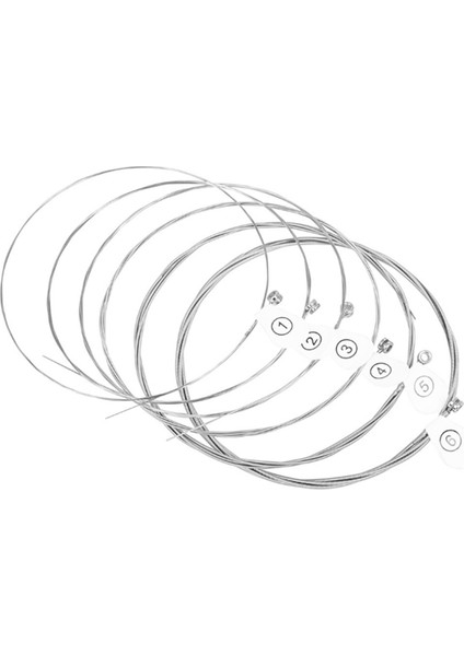 E139 Elektro Gitar Tel Seti 6 Parça Paslanmaz Teller (Yurt Dışından)