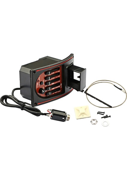 Gitar Manyetiği Ton Kontrolleri Eq Ekolayzer Tuner Piezo Akustik Önceden Kablolanmış Preamp Parçaları Aksesuarlar (Yurt Dışından) fırsatları