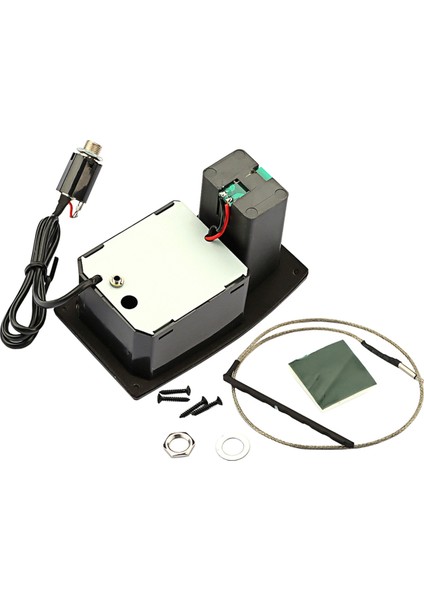 Gitar Manyetiği Ton Kontrolleri Eq Ekolayzer Tuner Piezo Akustik Önceden Kablolanmış Preamp Parçaları Aksesuarlar (Yurt Dışından) indirimleri