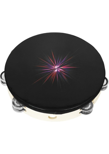 10 Inç Elde Taşınabilir Tef Çift Sıra Jingle Davul Perküsyon Enstrümanı Yetişkin Kilise Ktv Parti Dans Müziği (Yurt Dışından) fırsatları