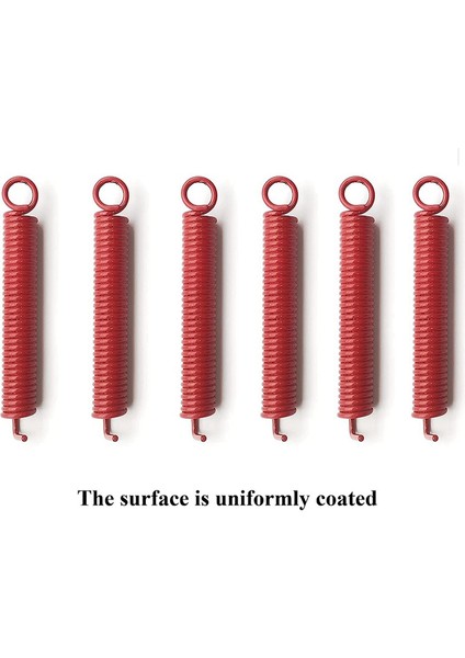 6'lı Paket Sessiz Tremolo Yayları, Elektrik Gitar Köprü Yayı, Fr, Dp Stil Gitarlara Uygun, Kırmızı (Yurt Dışından) modelleri