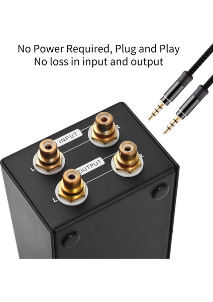 Pasif Ses Kontrol Cihazı Mini Preamp Aktif Hoparlör Ayarı Profesyonel Ses Ekipmanı (Yurt Dışından) fırsatları