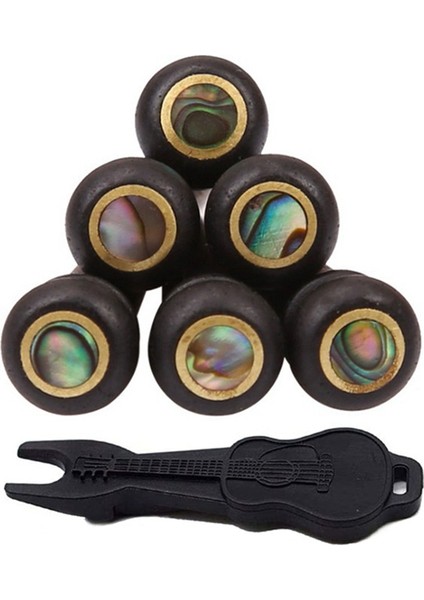 Adet Folk Gitar Tel Direkleri Gömülü Abalone Nokta Çivileri + Çivi Çakma Makinesi (Yurt Dışından) fırsatları