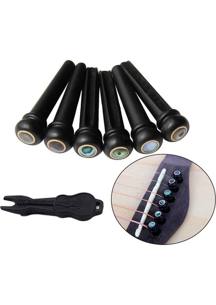 Adet Folk Gitar Tel Direkleri Gömülü Abalone Nokta Çivileri + Çivi Çakma Makinesi (Yurt Dışından) indirimleri