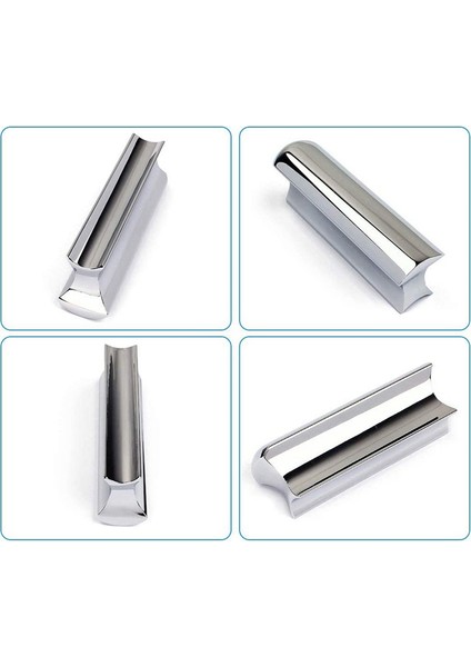 Elektrik Gitar Ton Çubuğu 76MM Yuvarlak Burun Katı Slayt 4 Işaret Parmağı Metal Pena (Yurt Dışından) fırsatları