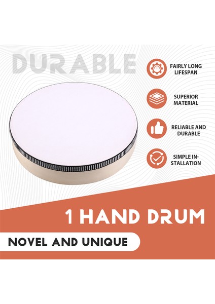 8 Inç El Tipi Davul Tef Metal Jingle Perküsyon Müzik Aleti Ktv Parti Oyunları Için (Yurt Dışından) fırsatları