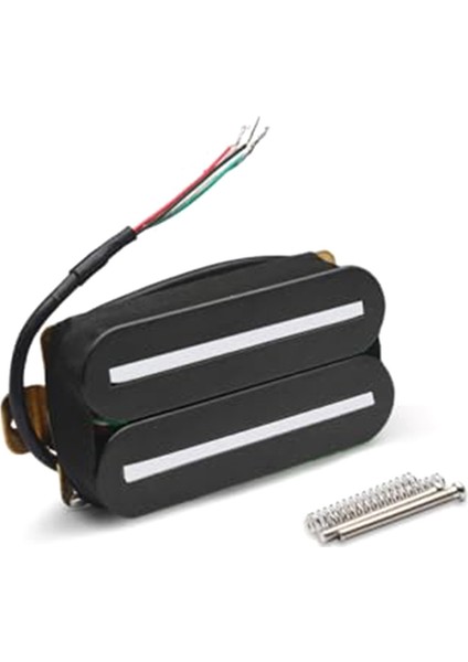 Yüksek Çıkışlı Boyun Manyetiği Çift Sıcak Ray Humbucker Manyetikler Siyah (Yurt Dışından)