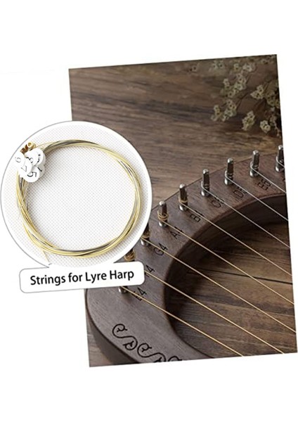 16 Adet Lir Harp Teli Yedek Metal Tel Seti (Yurt Dışından) indirimleri