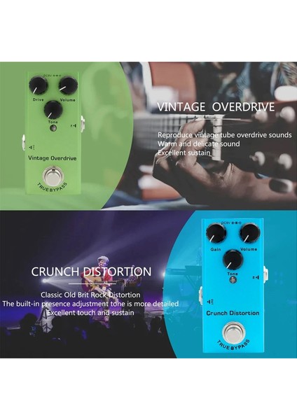 Elektrik Gitar Efekt Pedalı Mini Crnch Distoriton Bas Pedalları (Yurt Dışından) fiyatları