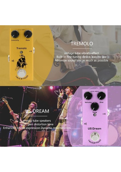 Elektrik Gitar Efekt Pedalı Mini Crnch Distoriton Bas Pedalları (Yurt Dışından) modelleri