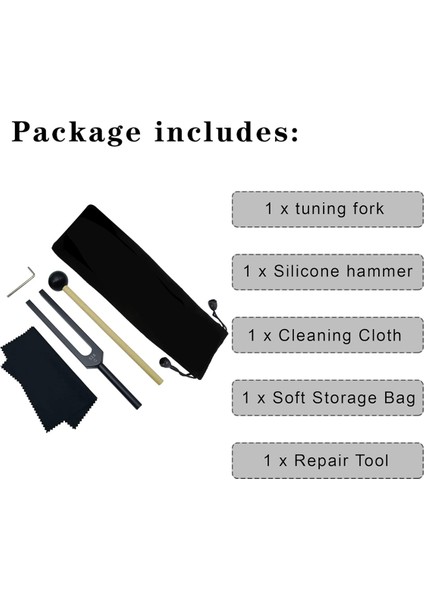 Diyapazon, Çakrayı Iyileştirmek, Ses Terapisi, Bedeni, Zihni ve Ruhu Mükemmel Uyum Içinde Tutmak Için 528 Hz Diyapazon, Siyah (Yurt Dışından) fırsatları