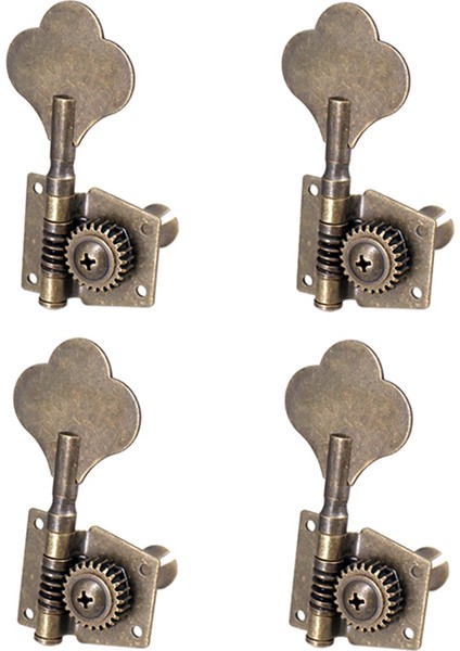 Gitar Vintage Açık Bas Akort Anahtar Burguları Makine Kafaları Akort Aletleri 4 Tel Için 4r Bronz (Yurt Dışından)