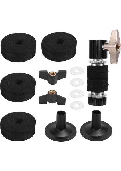 8mm Hi-Hat Zil Debriyaj Koruma Keçe Ped Davulcu Davul Tutucu Kelepçe Standları Aksesuarları (Yurt Dışından)