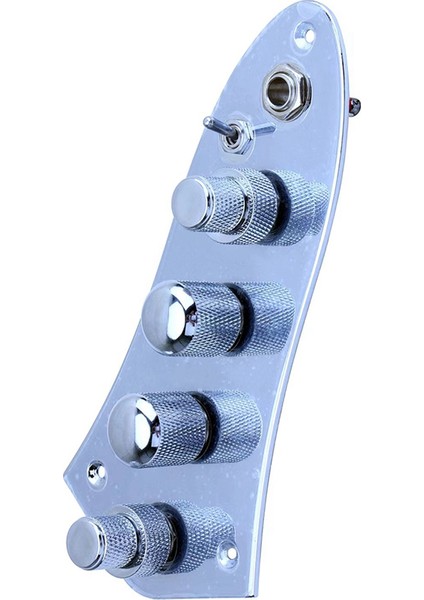 5 Jazz Bass Yüklü Kablolu Kontrol Plakası 4/5 Telli Gitar Parçaları Için -08CR (Yurt Dışından) indirimleri