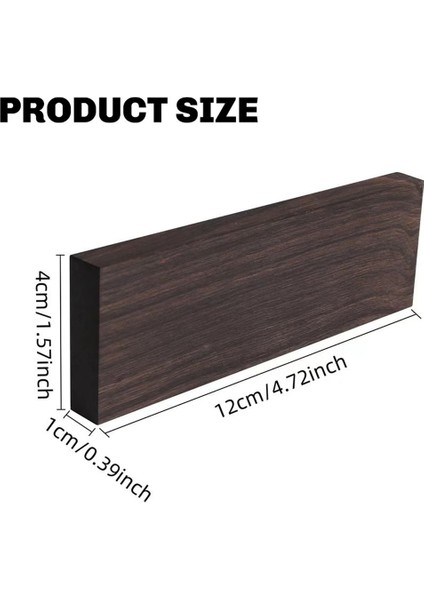 Adet Bitirilmemiş Abanoz Ahşap Boş Tahta Dıy Gitar Aksesuarları Için Elektrik Müzik Gitaristi 120X40X10MM (Yurt Dışından) fiyatları