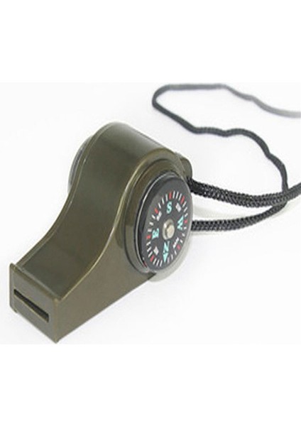 Acil Durum Hayatta Kalma Düdüğü Pusula Termometre Tezahürat Kamp Yürüyüş Açık Hava Ekipmanları 2'li Paket (Yurt Dışından) indirimleri